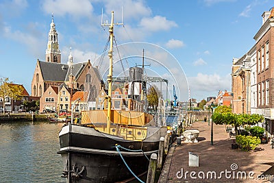 Stadhuiskade, Maassluis, The Netherlands Stock Photo