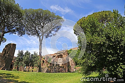 Stadio in Palatino, Rome, Italy Stock Photo