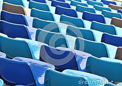 Stadium Chair Stock Photo