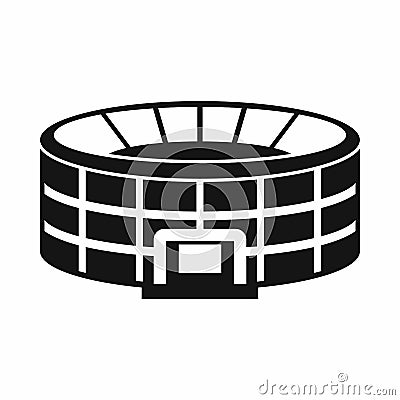 Stadium icon in simple style Vector Illustration