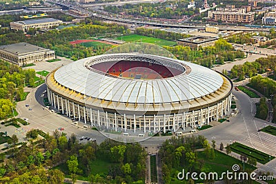 Stadium Luzniki at Moscow, Russia Editorial Stock Photo