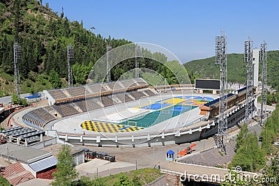 Stadium Medeo Stock Photo