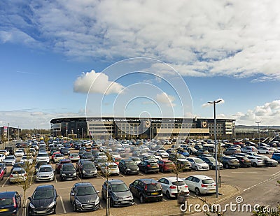 Stadium MK in Milton Keynes, Buckinghamshire Editorial Stock Photo