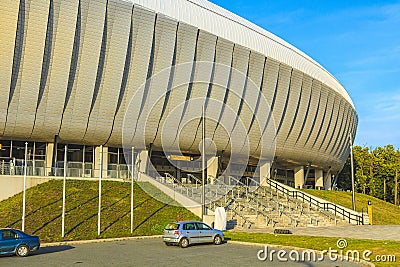 Stadium roof Editorial Stock Photo