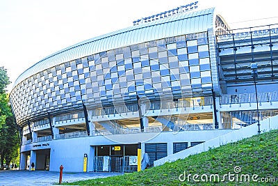 Stadium roof Editorial Stock Photo