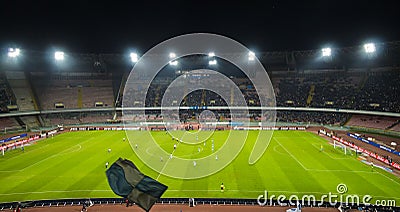 Stadium San Paolo , Napoli Editorial Stock Photo