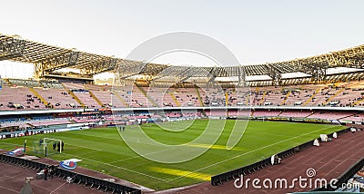 Stadium San Paolo , Napoli Editorial Stock Photo