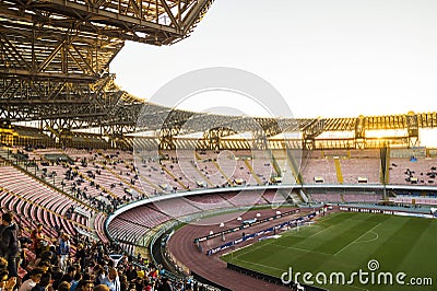 Stadium San Paolo , Napoli Editorial Stock Photo