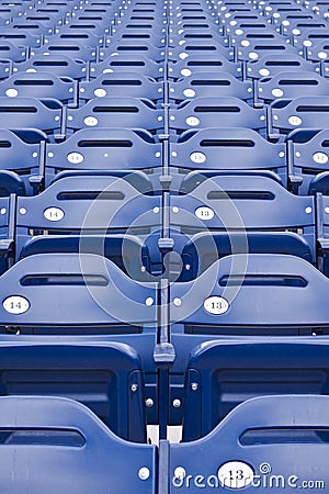 Stadium Seating Stock Photo