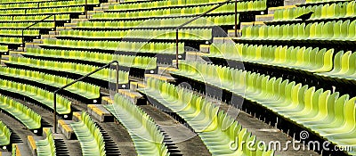 Stadium Seats Editorial Stock Photo