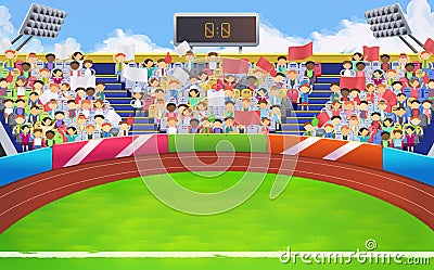 Stadium, sports arena Stock Photo