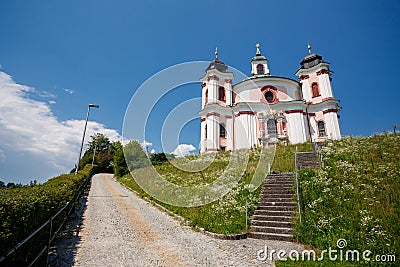 Stadl Paura church. Lambach, Austria Stock Photo