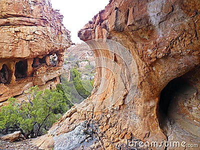 Stadsaal caves in Cederberg nature reserve Stock Photo