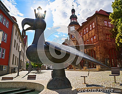 Stadt Nordhausen Rathaus Thuringia Germany Editorial Stock Photo