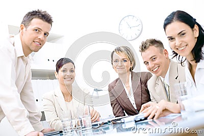 Staff meeting Stock Photo