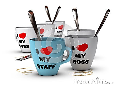 Staff Relations and Motivation, Workplace Stock Photo