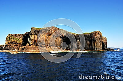 Staffa Island, Inland, Inner-Hebrides, Near Mull, Argyll and Bute, Scotland ,UK Stock Photo