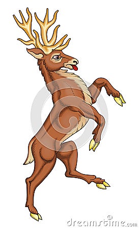 Stag Vector Illustration