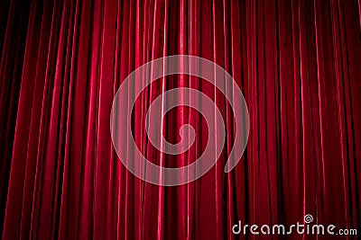 The stage curtain Stock Photo
