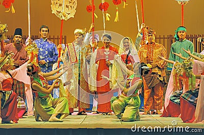 Stage Drama Performance @ Istana Budaya Editorial Stock Photo