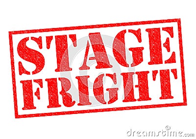 STAGE FRIGHT Stock Photo