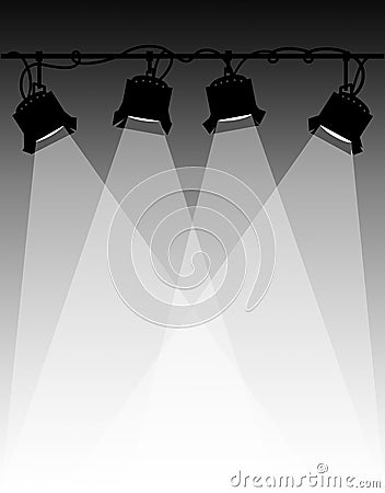 Stage Lighting/eps Vector Illustration