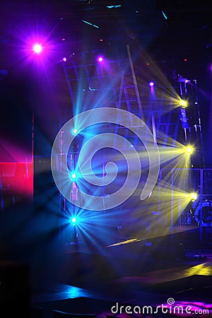 Stage Lights Stock Photo