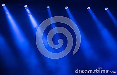 Stage lights background Stock Photo