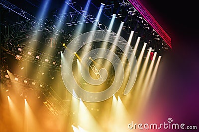 Stage lights Stock Photo