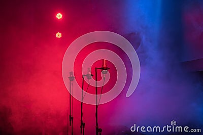 Stage lights Stock Photo