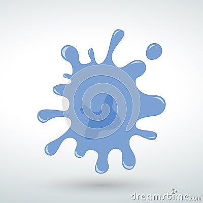 Stain icon on a white backround Stock Photo