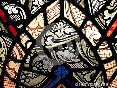 Stained Glass detail Stock Photo