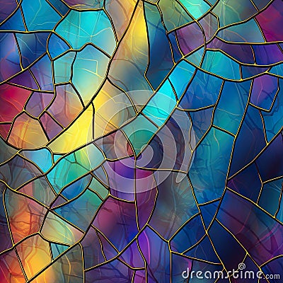 stained glass wallpaper brings the timeless beauty of stained glass windows into your space. Stock Photo