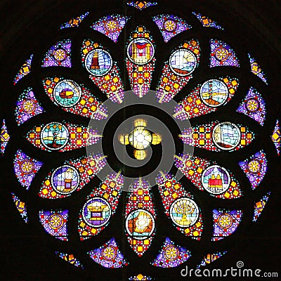 Stained-glass Window 3 Stock Photo