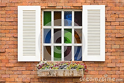 Stained Glass Window Stock Photo