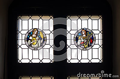 Stained glass Stock Photo