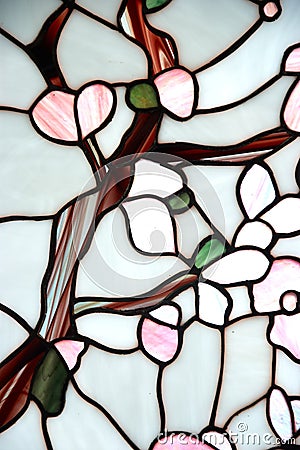 Stained glass window Stock Photo