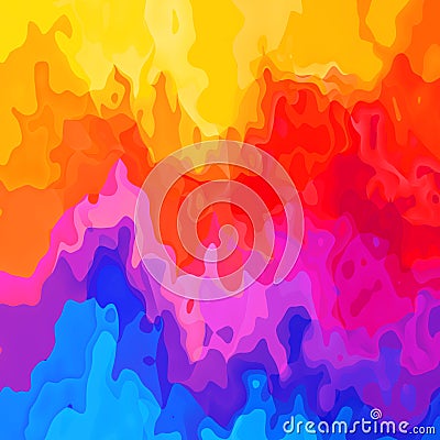 Stained seamless pattern texture background vibrant multicolored - modern painting art Stock Photo