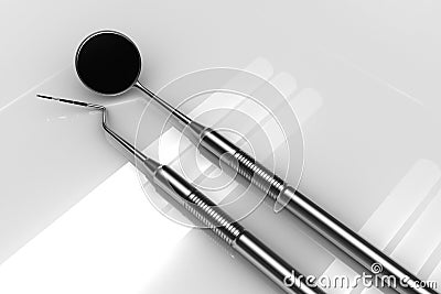 Stainless Dental Equipment Stock Photo