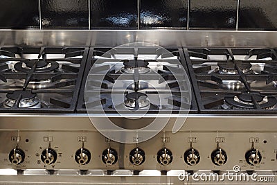 Stainless steel cooker Stock Photo