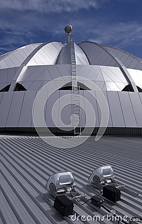 Stainless steel dome Stock Photo