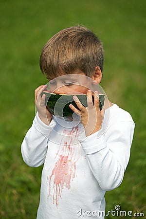 Stains on a T-shirt Stock Photo