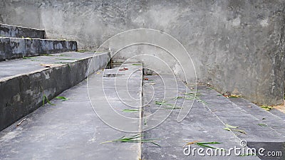 Staircase stone outdoor, cement background Stock Photo