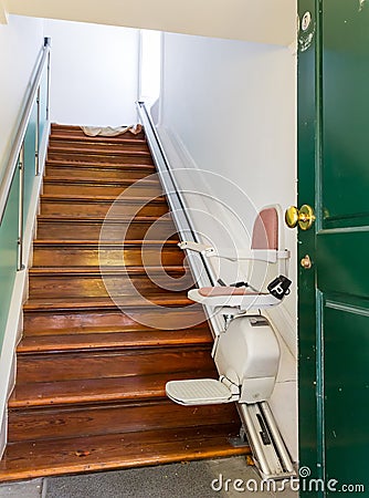 Stairlift Stock Photo