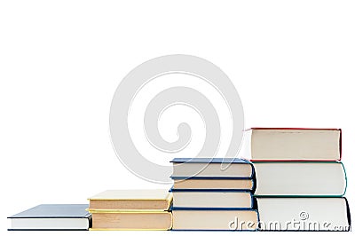 Stairs of books for education and culture growth Stock Photo