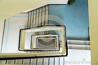 Stairs Building Interior Stock Photo