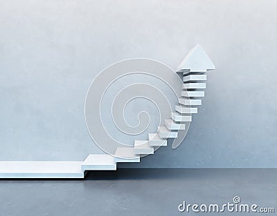 Stairs going upward Stock Photo