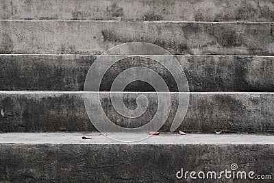 The stairs outside the building look very old. Stock Photo