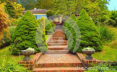 Stairs and Seasons restaurant Editorial Stock Photo