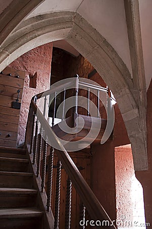 Stairway in Castle Stock Photo